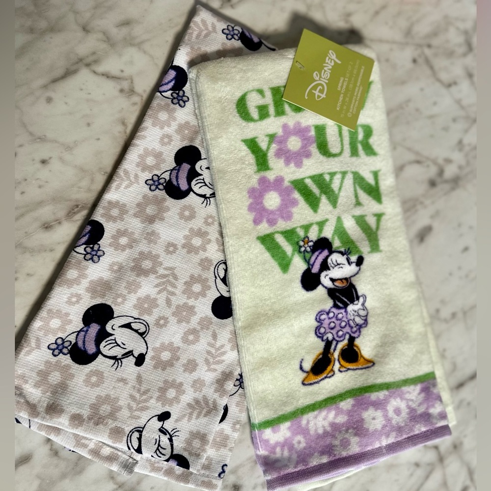Disney Minnie Mouse Spring Kitchen Towels